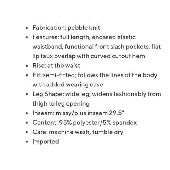 Isaac Mizrahi Live Pebble Knit Overlapping Wide Leg Pants Size 2X Khaki A575211 - Picture 2 of 3